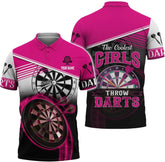 Personalized Name Dart 3D Polo Shirt, Dart Shirts, Mens Dart Shirts, Funny Dart Tshirts, Dart Team Shirts Gifts (Dart 4)