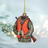 Tinoshop Personalized Hunting Ornament 2024, Hunter Christmas Ornament, Deer Hunting Ornament, Duck Hunting Tree Decor, Gifts for Hunting Lovers, Hunter Vest Ornament Gifts for Men Deer Hunter (ON568)