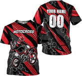 RoyalBro Personalized Dirt Bike Shirt for Mens, Motocross Shirts Jersey, Dirtbike Racing Shirt, American Flag Riding Tshirt