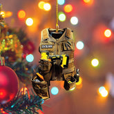 mostprints Personalized Lineman Ornament Custom Lineman Ornaments Line Man Christmas Ornaments Gifts for Lineman Ornament Lineman Christmas Hanging Ornament Lineman Gift (Style 10)