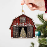 Personalized Farm Christmas Ornaments, Farm House Christmas Tree, Farm House Christmas Tree Decoration, Farm Animal Christmas Ornaments, Vintage Farmhouse Christmas Decor Ornament (ON667)