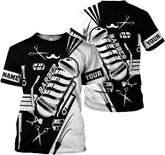 AOVL Personalized Name Barber Shirts Barber Shirt 3D for Men Custom Barber Shirt for Men Women Barber Shop Shirt Gift Barber