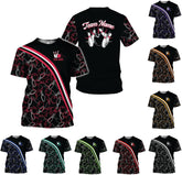 Podagree Personalized Name Bowling Shirts for Men and Women 3D, Bowling Shirts for Team Bowling, Bowling Shirts Gift