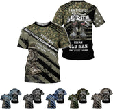 LigtHuy Personalized Name Veteran Shirt 3D, Us Army Shirt, Veteran Shirts, Veteran Shirts for Men, Veteran T Shirts for Men