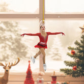 Personalized Figure Skates Christmas Ornament 2024, Ice Skating Boots 2D Flat (NOT 3D) Ornament, Figure Skating Sport Ornaments, Ice Skate Decorative Hanging Ornaments for Christmas Tree (IceSkate 8)