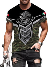 Rivelus Personalized Name Mexican Shirts for Men, Customized Mexico Shirts for Men, Mexico Shirts for Women Mexico Shirt