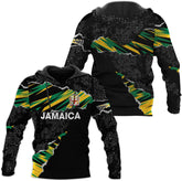 HomeDesign Personalized Jamaica Hoodie Camisa Jamaica Hoodies Jamaica Sweaters Shirts Men & Women Jamaican Pride Shirt Gifts
