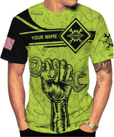 Mostprints Personalized Name Mechanic Shirt 3D, Custom Name Mechanic Shirts, Tool Box Mechanic for Men and Women Size S-5-XL4