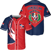 Leprints Personalized Dominican Republic Baseball Jersey Shirt,Team Name Republic Dominicana Baseball Jersey for Men,Women