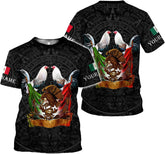 AOVL Personalized Rooster shirts 3D Rooster Mexican Shirts for Men Rooster Mexico Shirt Rooster Shirt for Men Women S-5XL