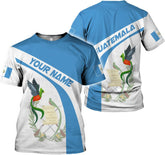 Royal Fight Custom Guatemala Shirt fo Men Flag Quetzal Guatemalan Jersey Shirt 3D Pride for Men Women Gifts Camisas