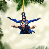 Mostefy Personalized Skydiving Ornament 2024, Skydiving Christmas Ornament, Skydiver Christmas Ornament, Skydiving Gifts, Skydivers Ornament for Pine Hanging Decoration for Xmas (Skydriving 4)