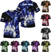 Intenprints Personalized Bowling Shirt Custom Bowling Shirts Bowling Gift Bowling Shirts for Women & Men Bowling Shirt Team