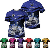 Mostprints Personalized Name Bowling Shirts for Men and Women 3D, Bowling Shirts for Team Bowling, Bowling Shirts Gift