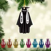 AOVL Graduation Ornament, Graduation Ornaments Class of 2023, Graduation Cap and Scroll Xmas Gift, Graduation Christmas Xmas Tree Ornaments, Gifts for Graduate, School Ornaments (DGRA5)