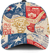 Mostprints Personalized Texas Baseball Caps for Men&Women, Texas State Flag Cap, Texas Snapback Trucker Baseball Hat