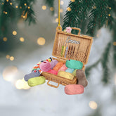 Personalized Knitting Ornaments 2024, Knitting Yarns Custom Knit Ornament Knitting Christmas Ornament, Crochet Ornaments for Christmas Tree, Christmas Gifts for Crocheters, Sewing Ornament (KT12)