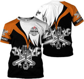 AOVL Personalized Mechanic Shirt 3D Mechanic Shirts Tool Box Mechanic for Men Women Mechanic Garage T-Shirt Mechanics S-5XL