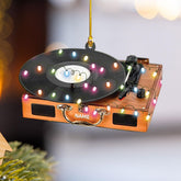 Podagree Personalized Vinyl Records Machine Ornament, Vinyl Record Ornament, Music Ornament, Vinyl Ornament, Record Ornament, Gift for Music Lover, Ornament 2023 for Music Player Ornament (VR7)