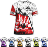 Personalized 3D All Over Print Bowling T Shirt, Men Bowling Shirts, Women Bowling Tshirt, Bowling Team Uniform, Bowling