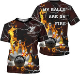 Rivelus Personalized Name Bowling Shirts for Men and Women 3D, Bowling Shirts for Team Bowling, Bowling Shirts Gift