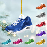 Personalized Runner Ornament, Custom Layer Ornament, Name Running Ornament, Runner Man Woman, Christmas Ornament for Running Lover, Girl Running Pendant, Half Marathon, Cross Country Gift (Style 12)