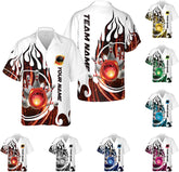Mostprints Personalized Name Bowling Hawaii Shirts for Men and Women 3D, Bowling Shirts for Team Bowling, Bowling Shirts Gift