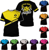 Personalized Pickleball 3D Shirt Men Women, Custom Name Short Sleeve Sport Apparel, Pickleball T-Shirt Gifts for Dad Grandpa