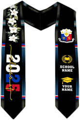 Customize Filipino Graduation Sash, Philippines Graduation Stole, Philippine Graduation Sash 2025