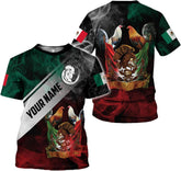 AOVL Personalized Rooster shirts 3D Rooster Mexican Shirts for Men Rooster Mexico Shirt Rooster Shirt for Men Women S-5XL