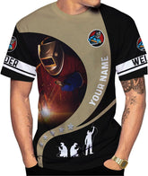 Mostprints Personalized Name Welding Shirt 3D, Custom Welding Shirts Gift, Welding Shirts, Welder Shirt for Men and Women