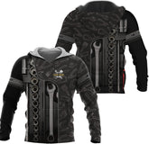 Personalized Name Mechanic Shirt 3D, Custom Name Mechanic Shirts, Tool Box Mechanic 3D All Over Printed for Men Women