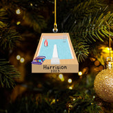 Suseaz Swimming Swimmer Ornament, Personalized Swimming Xmas Ornament Gifts for Men Women Swimmer, Custom Name Swimming Player Ornament, Swimmer Lover Ornament (Style 4)