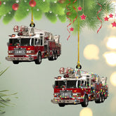 Suseaz Personalized Firefighter Uniform Ornament Firefighter Gifts for Men Firefighter Ornaments for Christmas Tree Firefighter Gifts for Men Firefighter Gifts Xmas (FF12)