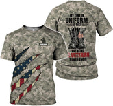 Personalized Army Veteran Shirt, Army Polo 1 - S-5XL