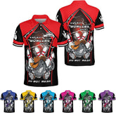 Ligthuy Personalized Name Bowling Polo Shirts 3D for Men and Women, Bowling Shirt, Bowling Shirts for Men Team Bowling Shirt