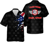 Generic Personalized Dart Hawai Shirt - Men's Unisex-Adults Hawaiian Dart Team League Hawaiian Shirt - Short Sleeve Button Down - Multi, Large