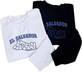 Mostprints Personalized Name Embroidered El Salvador Sweatshirts, Shirts, Hoodies Unisex for Men, Women Full Size