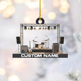 Personalized Stage Ornament 2024 Concert Live Music Show Christmas Ornament Music Festival Christmas Ornament Singing Ornament Concert Christmas Ornament Musician Ornament (Acrylic, Style 4)