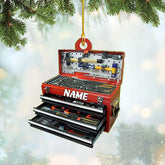 mostprints Personalized Mechanic Tools Ornaments, Custom Mechanic Christmas Ornaments, Mechanic Worker Lover, Gift Ornament Christmas Tree Hanging Pine Decorations, Mechanic Gift (M19)