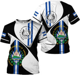 Personalized El Salvador Flag Shirt - Men & Women Salvadorans Pride Tshirt