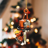 HomeDesign Personalized Arborist Ornaments, Arborist Ornament, Carpenter Ornaments Woodworking Woodworker Logger Lumberjacks Tree Climber Ornament, Arborist Gifts Christmas Tree Hanging Ornament 7