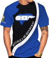 Vybonz Personalized Honduras Shirt Camisa Honduras Hombres Honduras Shirts for Men Women Honduras Flag Honduran Pride Tshirt
