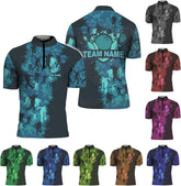 LigtHuy Personalized Bowling Jersey 3D, Bowling Shirts for Team, Bowling Shirt Unisex for Men Women, Bowling Shirts for Men 3