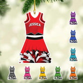 AOVL Personalized Cheerleader Ornaments Cheerleader Cheerleading Lovers Ornaments Cheerleading Ornament Gift for Cheerleader Christmas 2024 Cheer Cheerleader Ornaments Xmas (Cheer 17)