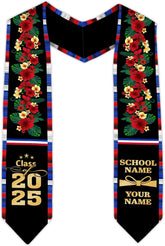 Personalized Puerto Rican Graduation Stole, Puerto Rican Graduation Sash 2025, Puerto Rico Graduation Sash