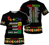 PAgree Personalized Name Juneteenth Shirt, Freeish Since 1865 Juneteenth Flag T-Shirt, Black History Month Pride Tshirt