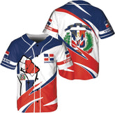 Leprints Personalized Dominican Republic Baseball Jersey Shirt,Team Name Republic Dominicana Baseball Jersey for Men,Women