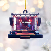 Personalized Stage Ornament 2024 Concert Live Music Show Christmas Ornament Music Festival Christmas Ornament Singing Ornament Concert Christmas Ornament Musician Ornament (Acrylic, Style 1)