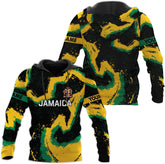 HomeDesign Personalized Jamaica Hoodie Camisa Jamaica Hoodies Jamaica Sweaters Shirts Men & Women Jamaican Pride Shirt Gifts